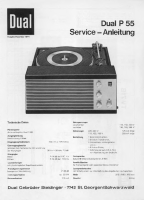 Dual P-55-Service-Manual 
